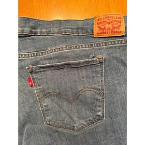 Levis Classic Bootcut Jeans Womens 26W Medium Wash Denim Blue Stretch Pants